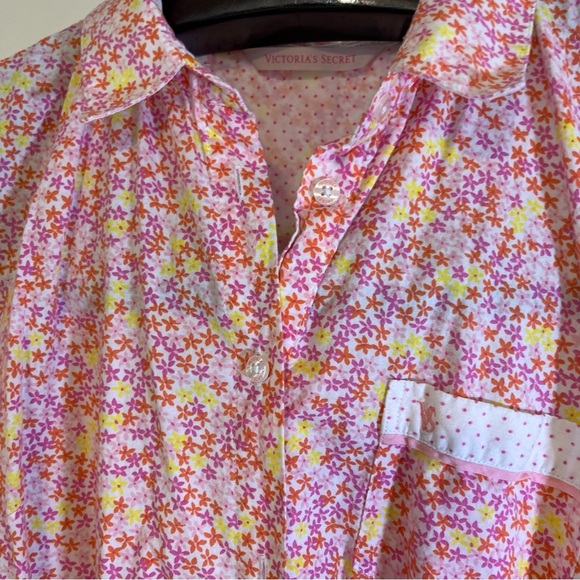 Victoria's Secret Pink and Yellow sleep shirt - Picture 4 of 11